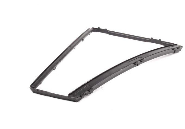 Sellado de la ventanilla lateral trasera derecha para BMW Serie 3 E46 (OEM 51348194768). Original BMW.