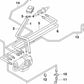 Tubería recubierta de goma para BMW E36 (OEM 34301162741). Original BMW