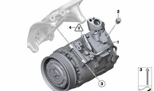 Compressore di condizionamento dell'aria OEM 64529122619 per BMW Z4 (E89). BMW originale