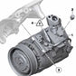 Compresor de aire acondicionado OEM 64509174803 para BMW E60, E61, E63, E64, E65, E66, E89. Original BMW.