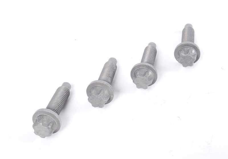 Juego de Tornillos de Aluminio para BMW Serie 1 E81, E82, E87, E88, Serie 3 E90, E91, E92, E93, Serie 5 E60, E61, F10, F11, F18, Serie 6 E63, E64, Serie 7 E65, E66, F01, F02, X1 E84, X3 E83N, F25, X5 E70, Z4 E85, E86, E89 (OEM 22110392551). Original BMW