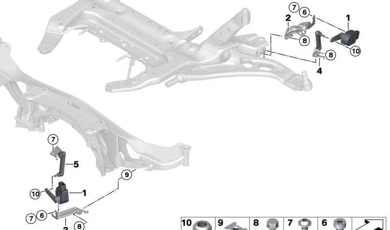 OEM 371468144444 Prise en charge du capteur arrière pour BMW F40, F44, F45, F46, F48, F39, F60. BMW d'origine.