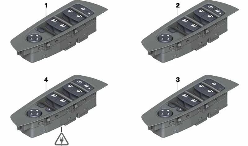 Central Door Control Unit for BMW F01, F02, F04 (OEM 61319241918). Original BMW