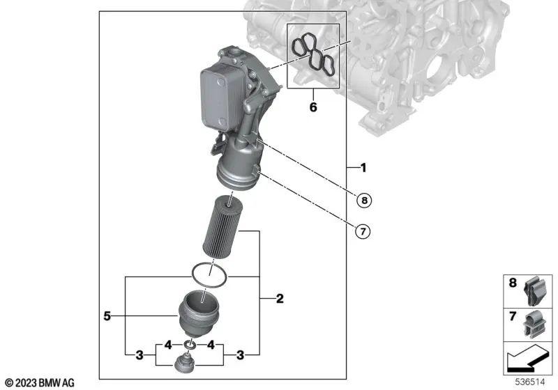 Levantador para Serie 1 F20, F20N, F21, F21N, Serie 2 F22, F23, U06, Serie 3 F30, F31, F34, F35, G20, G21, Serie 4 F32, F33, F36, G22, G23, G26, Serie 5 F07N, F10, F11, F18, G30N, G31N, G60 (OEM 12527620156). Original BMW