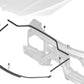 Front bonnet seal left for BMW F15, F85, F16, F86 (OEM 51767294511). Original BMW.