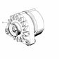 Pulley for BMW E90, E91, E92, E93 (OEM 12311311449). Genuine BMW