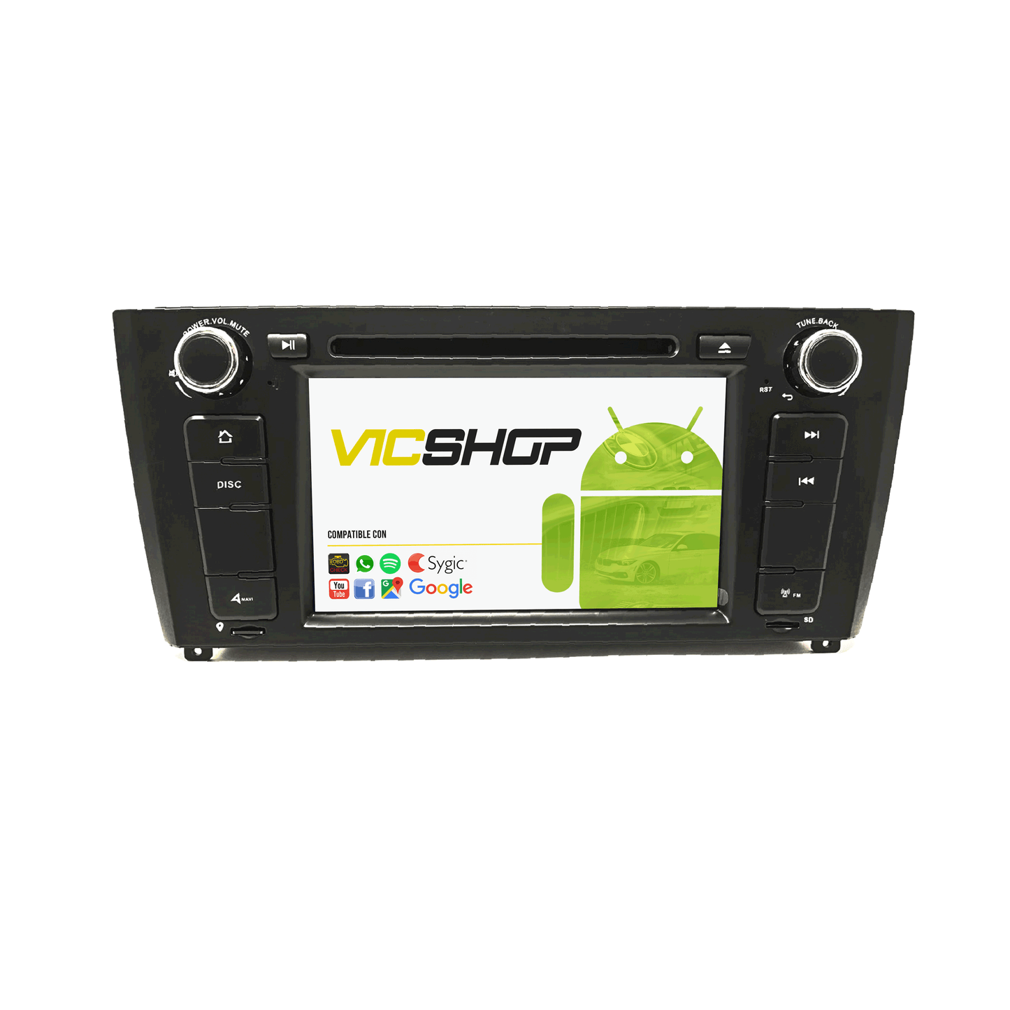 Pantalla Radio Android 8.1 Para Bmw Modelo E81 E82 E87 E88. ¡ahora Con Cámara Trasera De Regalo!