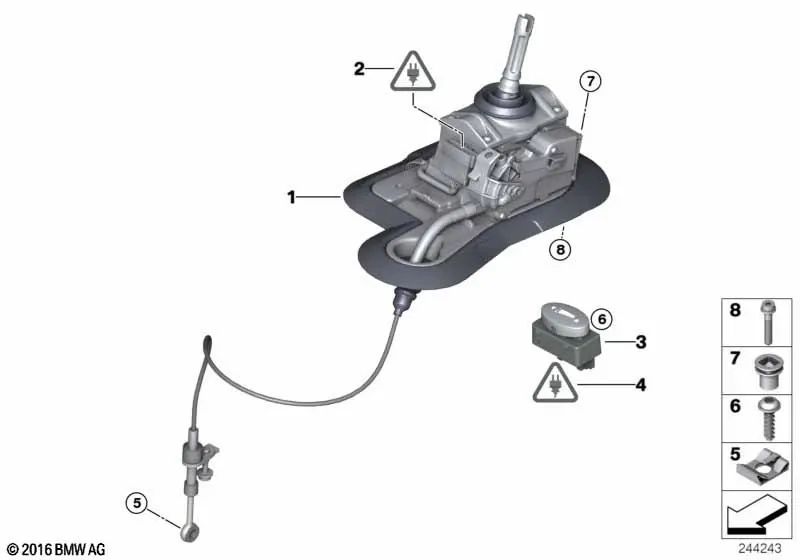 Botón Drivelogic para BMW Serie 3 E90, E92, E93, Serie 5 E60, Serie 6 E63, E64 (OEM 61317835039). Original BMW