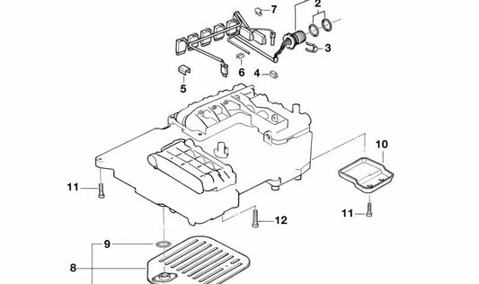 Kabelklemme für BMW E36, E46, E34, E39, E24, E23, E32, E38, E85 (OEM 24341215612). Original BMW.