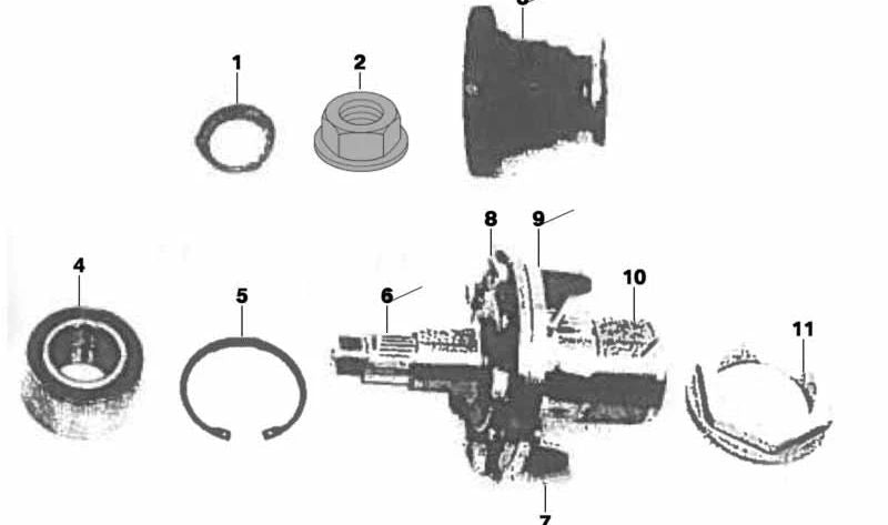 OEM wheel nut 36132221682 for BMW E36, E46, E82, E83, E84, E85, E86, E87, E88, E89, E90, E91, E92, E93, F10, F11, F12, F13, F11, F21, F22, F23, F23, F30, F31, F32, F33, F34, F36, F80, F82, F83, Z3, Z4. BMW original.