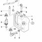 Depósito de líquido limpiaparabrisas con sensor de nivel OEM 61607038432 para BMW E39. Original BMW.