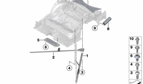 Amortiguador de masa para BMW E88, F23 (OEM 51617210768). Original BMW