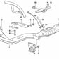 Abrazadera para tubos para BMW E28, E34, E24, E23, E32 (OEM 18211175787). Original BMW