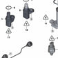 Tornillo hexagonal para BMW E21, E30, E36, E46, E12, E28, E34, E39, E60, E61, E24, E63, E23, E32, E38, E65, E66, E31, E53, E52 (OEM 07119913662). Original BMW