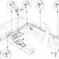 Zierleiste Vordertür links für BMW E39 (OEM 51418256249). Original BMW