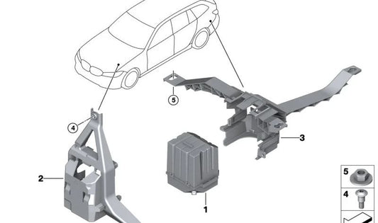 VSG -Unterstützung für BMW 3 G20 -Serie, G21, 4 G26E -Serie, 7 G11N -Serie, G12N, X3 G08, X5 G05 (OEM 65152622661). Original BMW