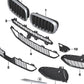 Grille décorative avant droite pour BMW X5 F15 (OEM 51137316062). BMW d'origine