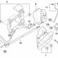 Left drive rod for BMW Z4 E85, E86 (OEM 51217028943). Original BMW.