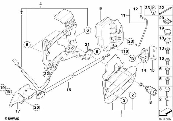 Anillo de protección para BMW Z4 E85, E86 (OEM 51217137448). Original BMW.