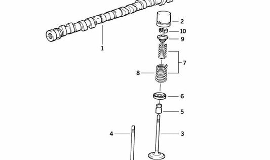 Soporte superior de muelle OEM 11341722822 para BMW (E30, E36, E34). Original BMW