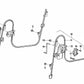 Elevador de ventanas eléctrico delantero izquierdo para BMW Serie 3 E30 (OEM 51331906965). Original BMW