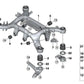 Tornillo hexagonal con arandela para BMW Serie 3 E46, Serie 5 G30, G30N, G31, G31N, G38N, Serie 6 G32, G32N, Serie 7 G12N, Serie 8 G14, G15, G16, X5 G05N, X6 G06, G06N, X7 G07, G07N, Z4 E85, E86; MINI R55, R55N, R56, R56N, R57, R57N, R58, R59 (OEM 3350677