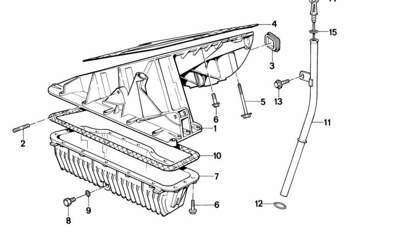 Junta sin amianto para BMW E30, E36, E34 (OEM 11131739592). Original BMW