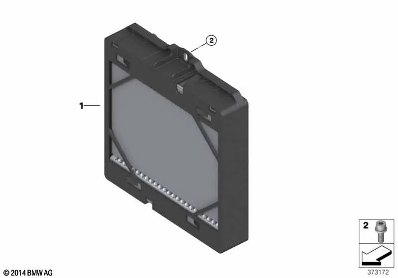 Enfriador de refrigerante desplazado izquierdo para BMW F87N, F80, F87, F82, F83 (OEM 17112284603). Original BMW