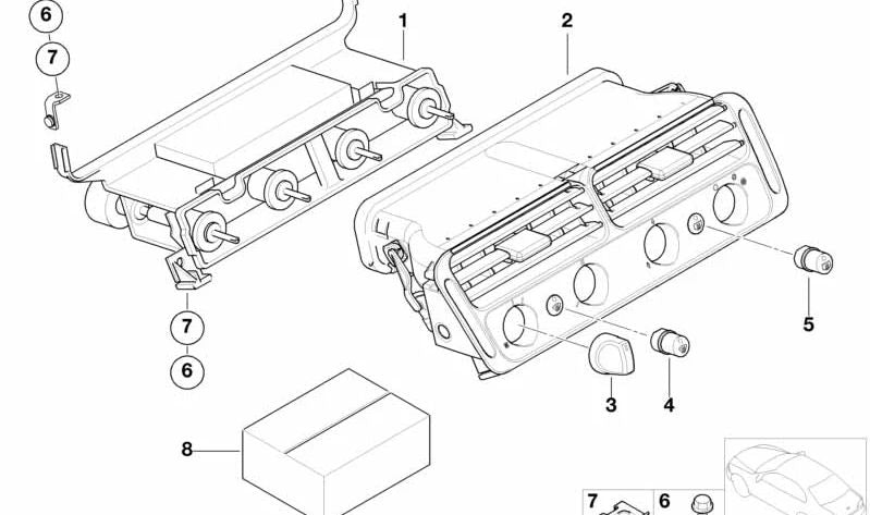 Sheet metal screw for BMW 7 Series E65, E66, X3 E83, E83N, Z8 E52 (OEM 07119906189). Original BMW.