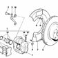 Juego de juntas para pinza de freno OEM 34111158692 para BMW E12, E28, E24, E23. Original BMW.