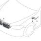 Cubierta de conducción de aire pared lateral izquierda para BMW F90, F90N (OEM 51138063205). Original BMW.