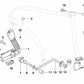 Cable pretensor del cinturón/Conector de asiento para BMW E63, E63N (OEM 61129189482). Original BMW