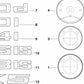 Emblema adhesivo lateral izquierdo OEM 51147138627 para BMW X5 E53. Original BMW.