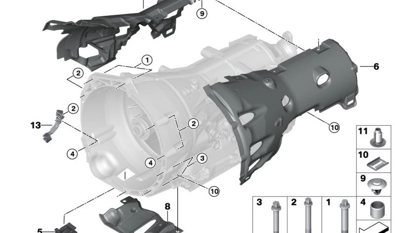 Tuerca de resorte para BMW Serie 1 F20, F21, F40, Serie 2 F22, F23, F44, G42, U06, Serie 3 F30, F31, F34, G20, G21, G28, Serie 4 F32, F33, F36, G22, G23, G26, Serie 5 G30, G31, G38, G60, G90, Serie 6 G32, Serie 7 G11, G12, G70, Serie 8 G14, G15, G16, i I0