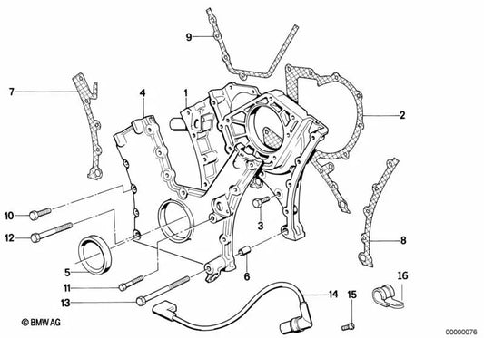 Abrazadera para BMW E32, E31 (OEM 12521720129). Original BMW