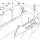 Cubierta del cinturón de seguridad derecha para BMW E39 (OEM 51478217126). Original BMW