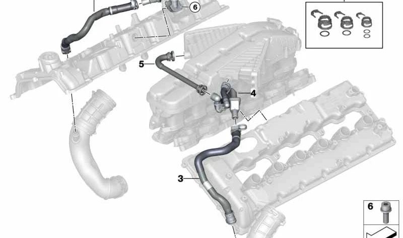 Cable de conexión para BMW F01, F02, G12 (OEM 11158654628). Original BMW.