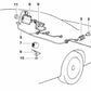 Soporte sensor ultrasónico para BMW Serie 3 E36, Serie 5 E34, Serie 7 E32, Serie 8 E31 (OEM 66211382256). Original BMW