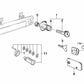 Schloss mit linkem Schlüssel für BMW E24, E23 (OEM 51211851987). Original BMW