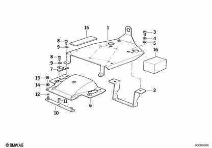 Arandela para BMW E81, E87, E87N, E21, E30, E36, E46, E12, E28, E34, E39, E24, E23, E32, E38, E65, E31, E83, E53, E70, E71, E52 (OEM 07119936439). Original BMW