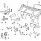 Soporte del Sensor de Aceleración para BMW E34, E39, E32, E38, E31 (OEM 41148116394). Original BMW.