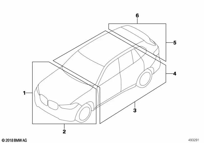 Indicador de presión de neumáticos para BMW (OEM 71245A29064). Original BMW.