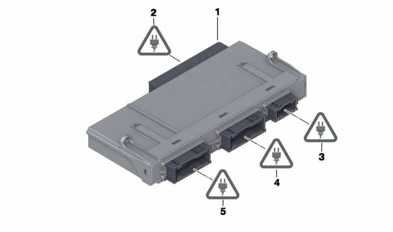 Módulo electrónico Junction Box OEM 61356992418 para BMW F07, F10, F11, F06, F12, F13. Original BMW.