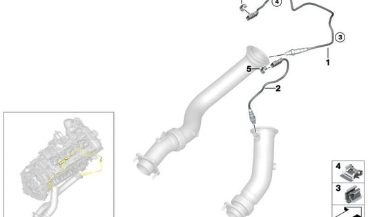 TurboCompressor -Unterstützung OEM 11787589137 für BMW F20, F21, F22, F23, F45, F46, F87, F80, F33, F36, F82, F83, F10, F11, F06, F12, F13, F48, F39, I3 (I01), I8, I8, I3 (I01), i8 (i12, i15). Original BMW.