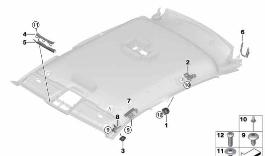 Adaptador para BMW X3 F97, G01, G08, X4 F98, G02 (OEM 51446999157). Original BMW.