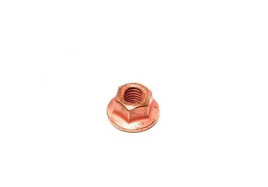 Hexagonal Nut for BMW E81, E82, E87, E88, F87N, E30, E36, E46, E90, E91, E92, E93, F80, F82, F83, E34, E39, E60, E61, F10, F11, F18, E63, E64, E38, E65, E66, F01, 2, E84, E83, F25, E53, E70, E85, E86, E89 (OEM 11721437202). Genuine BMW.