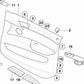 Revestimiento tirador de puerta derecha OEM 51416970150 para BMW E70, E71, E72 (X5, X6). Original BMW