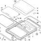 Tapa Inferior Techo Solar Para Bmw E46. Original De Recambios