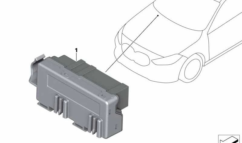 Lin OEM -Verteilungsmodul 6135A323C8 für BMW F40, F44. Original BMW.