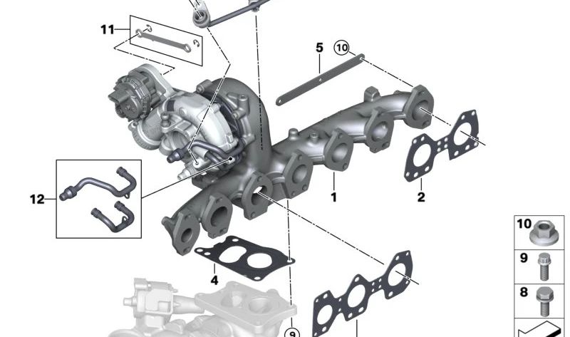 Pletina de refuerzo para BMW F20, F21, F22, E90N, E91N, E92, E93, F30, F31, F34, G20, G21, F32, F33, F36, G22, G23, G26, F07, F10, F11, G30, G31, F06, F12, F13, G32, F01, F02, G11, G12, G14, G15, G16, E84, F25, G01, F26, G02, E70, F15, G05, E71, F16, G06,